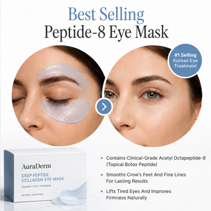 AuraDerm Deep Peptide Collagen Eye Mask